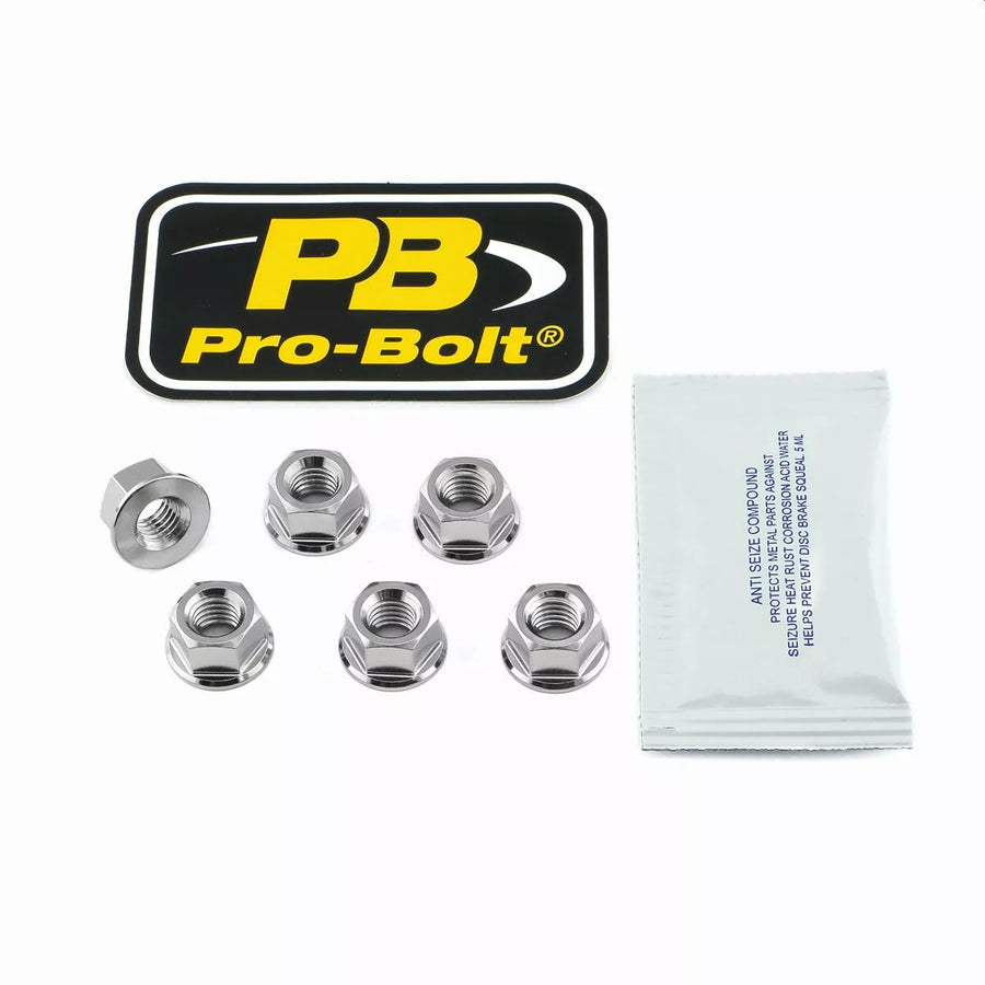 Suzuki DR 350 [per Bolt] - stainless steel chain wheel nuts