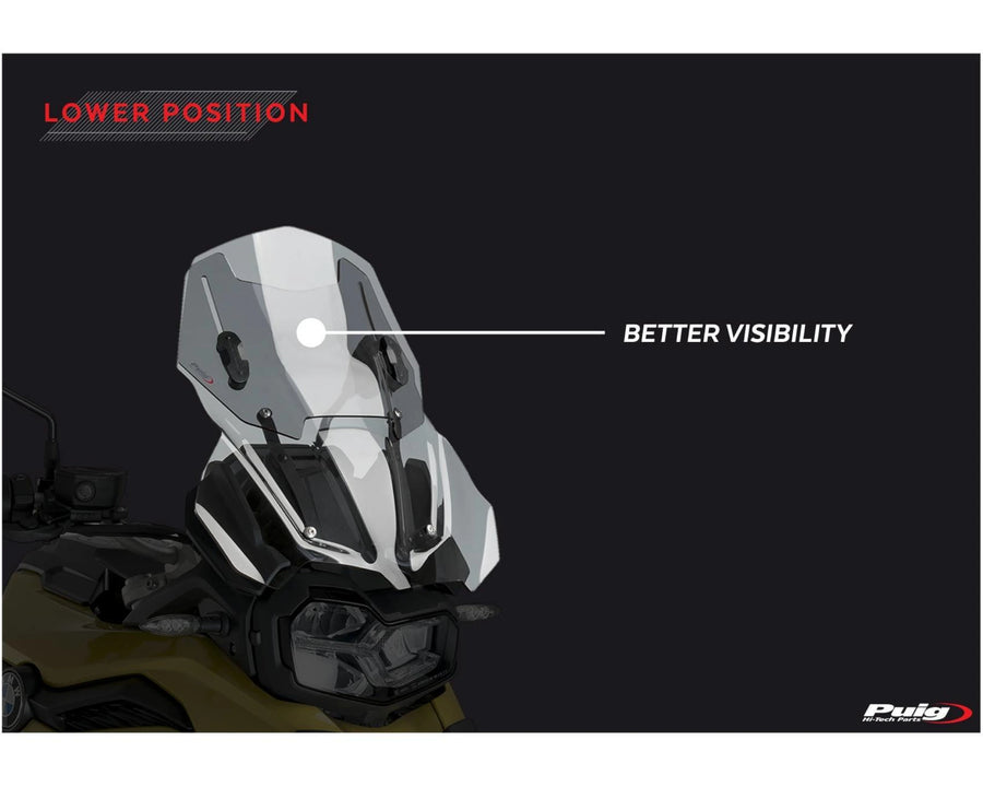 BMW F 800 GS [2025] – Verstelbare voorruit – zwaar getint