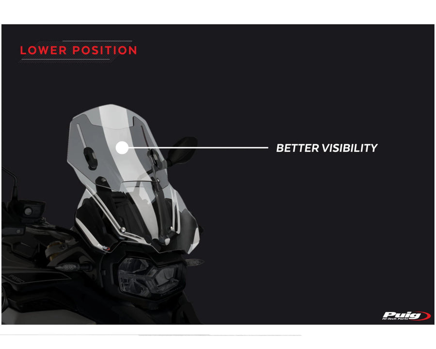 BMW F 750 GS [2024] – Verstellbare Scheibe – Transparent