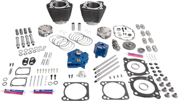 Harley-Davidson Fxlrs 1923 ABS [2026] - 132" Power Package Motorleistungs-Kit – Oberfläche: Schwarz, Hervorgehobene Lamellen – Bild 2