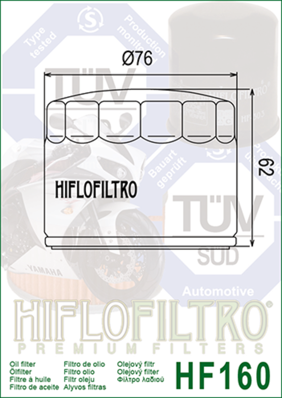 BMW K 1200 R [HifLOfilTro] - oliefilter