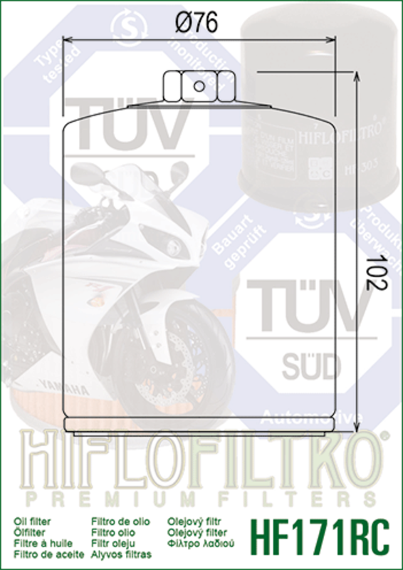 Harley-Davidson Road Glide ST FLTRXST [HIFLOFILTRO] - Ölfilter