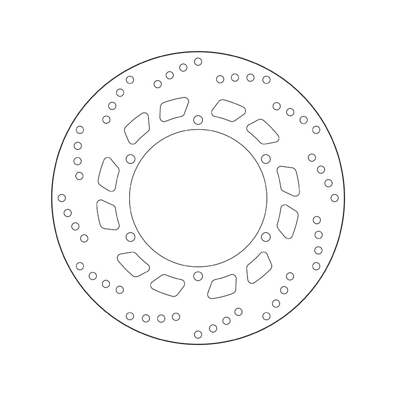 Yamaha Xv 750 Virago [BREMBO] - Serie Oro rund starr Bremsscheibe