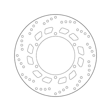 Yamaha Xvs 1100 Drag Star [BREMBO] - Serie Oro ronde stijve remschijf