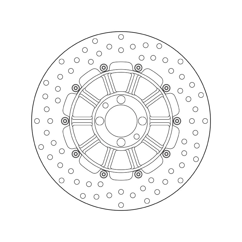 Bmw K 1100 Lt 100 [BREMBO] - Series Oro round rigid brake disc