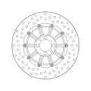 Bmw K 1100 Lt 100 [BREMBO] - Series Oro round rigid brake disc-2