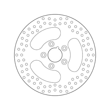 Harley Davidson Flstc [BREMBO] - Serie Oro ronde stijve remschijf - 0