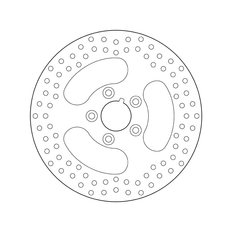 Harley Davidson Fxlr [BREMBO] - Serie Oro rund starr Bremsscheibe