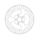 Harley Davidson Fxlr [BREMBO] - Serie Oro rund starr Bremsscheibe-2