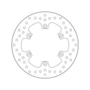 Yamaha Fzr 1000 Exup [BREMBO] - Serie Oro rund starr Bremsscheibe