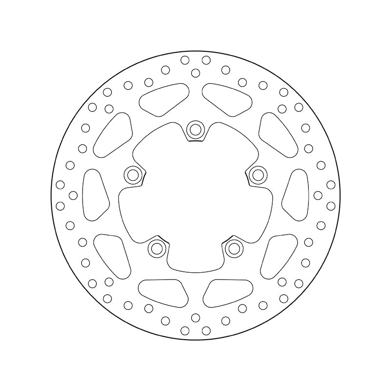 Triumph Tiger Explorer Xr [BREMBO] - Series Oro round rigid brake disc