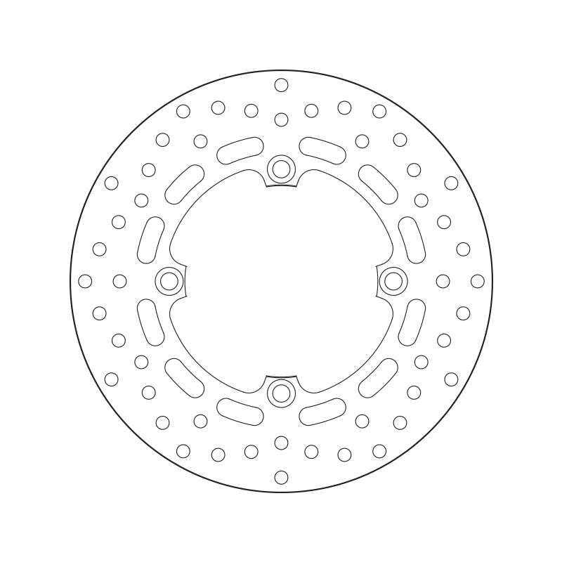 Honda Crf 1000 [BREMBO] - Serie Oro rund starr Bremsscheibe