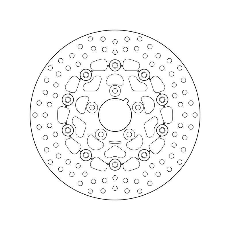 Harley Davidson Flstf [BREMBO] - Serie Oro rund schwimmend Bremsscheibe