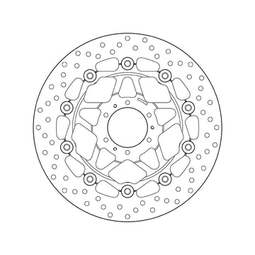 Honda Crossrunner 800 [BREMBO] - Serie Oro ronde zwevende remschijf - 0