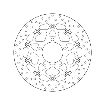 Kawasaki Ninja 1000 [BREMBO] - Serie Oro rund schwimmend Bremsscheibe