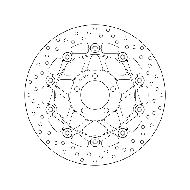 Kawasaki Z 1000 [BREMBO] - Serie Oro ronde zwevende remschijf