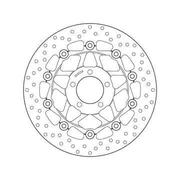 Kawasaki Z 750 [BREMBO] - Serie Oro ronde zwevende remschijf