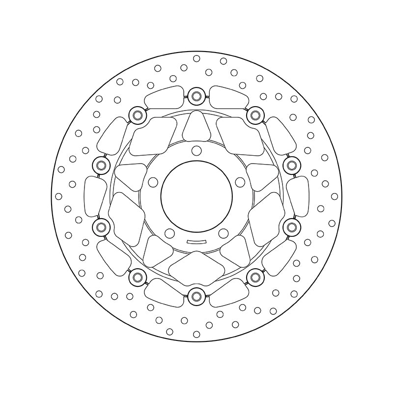 Triumph Tiger 1050 [BREMBO] - Serie Oro ronde zwevende remschijf
