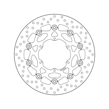 Bmw F 800 Gs Adventure [BREMBO] - Series Oro round floating brake disc - 0