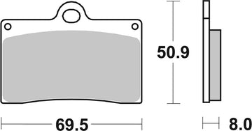 Ducati Monster 750 [BREMBO] - Competition Carbon Ceramic Brake Pads - 07BB15RC