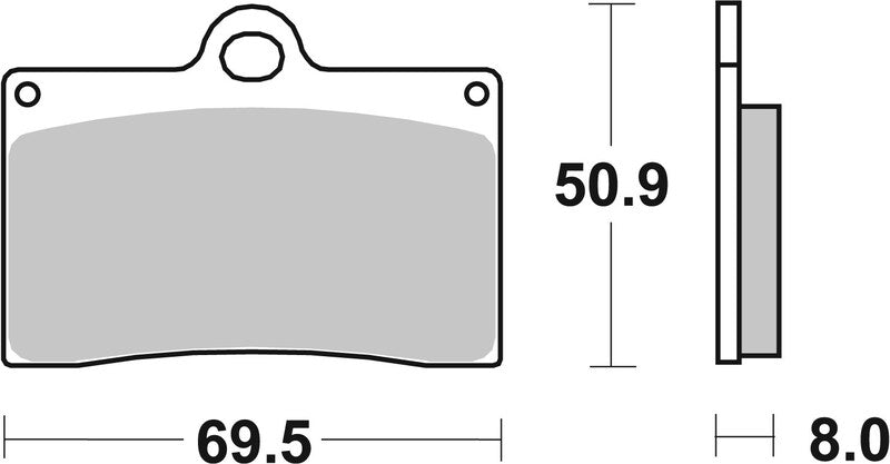 Husqvarna Smr 570 [BREMBO] - Competition Carbon Ceramic Brake Pads - 07BB15RC