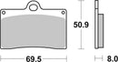 Husqvarna Smr 570 [BREMBO] - Competition Carbon Ceramic Brake Pads - 07BB15RC