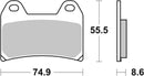 Ktm Adventure 1090 [BREMBO] - Competitie koolstofkeramische remblokken - 07BB19RC