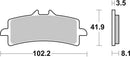 Triumph Tiger 850 [BREMBO] - Street Sintermetall Bremsbeläge - 07BB37LA