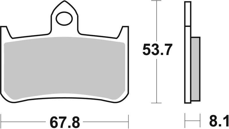 Honda Cb 900 Hornet [BREMBO] - Competitie koolstofkeramische remblokken - 07HO28RC