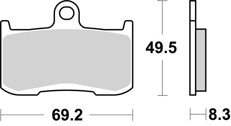 Suzuki Gsx 8S [BREMBO] - Competition Carbon Keramik Bremsbeläge - 07KA23RC