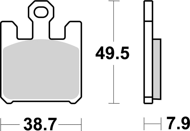 Kawasaki Vn 1600 Mean Streak [BREMBO] - Street Sintered Metal Brake Pads - 07SU26SA