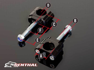 Ktm Adventure 790 [RENTHAL] - 36Tech stuurbevestigingen Ø36 mm Fatbar®36 KTM/Husqvarna