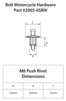 Honda CB 650 R RH02 [BOLT] - Kunststoffnieten M6-3