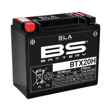 Harley Davidson Flstc [BS BATTERIJ] - SLA Onderhoudsvrije batterij fabrieksgeactiveerd - BTX20H - 0