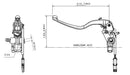 Ducati Monster 1100 [BREMBO] - Kupplungs-Hauptzylinder Ø15x19mm Titan-2