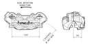 Ktm 1050 Adventure [BREMBO] - P4 front left brake caliper titanium Ø32mm