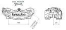 Bmw R Ninet Scrambler [BREMBO] - M4 brake caliper front left gold Ø32mm-2