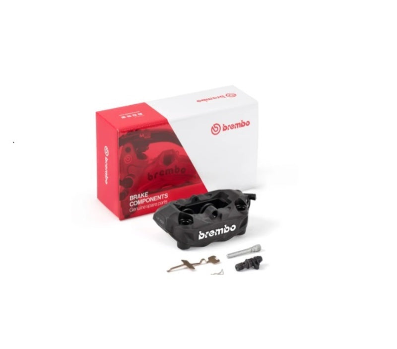 Aprilia Caponord 1200 [BREMBO] - M4 remklauw linksvoor zwart Ø32mm