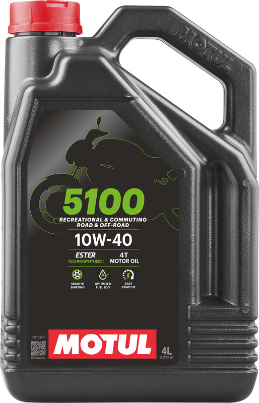 Motorolie 10W40 4L voor 4-takt motoren [Motul]
