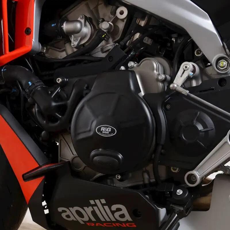 Aprilia TUAREG 660 RALLY [2025] - Race Series Left Engine Case Cover Protector (Lima) - Black