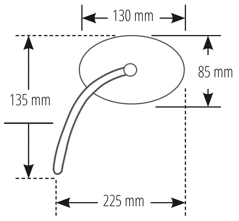 Aprilia Tuono 660 [SHIN YO] - Spiegel Booster 2 Zwart (paar)