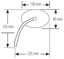 Aprilia Tuono 660 [SHIN YO] - Spiegel Booster 2 Zwart (paar)-4