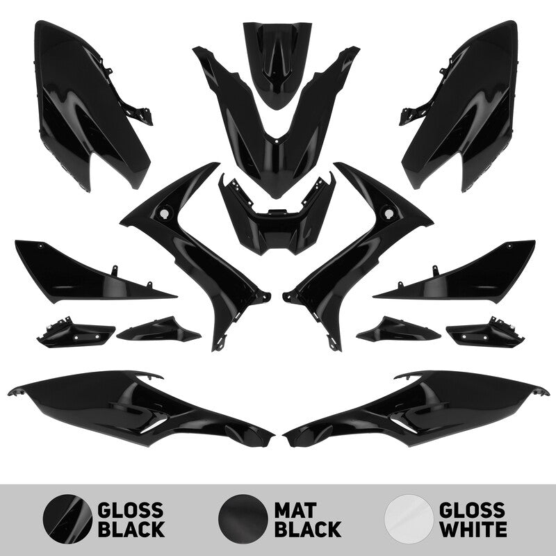 Yamaha T-Max 560 Tech Max [O PARTS] - Competitie Plastic Kit Wit - Yamaha T-Max 560 (20-21)