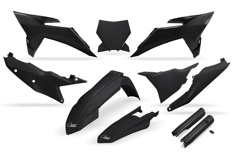 Ktm Sx 250 [UFO] - Komplett Kunstoff-Kit mit Gabelschützer - Schwarz