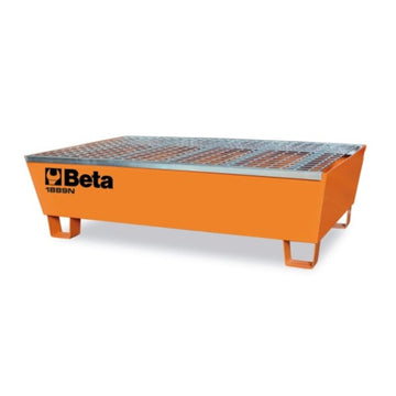 BETA vatbasis (verplaatsbaar) staal voor het opslaan van 2 vaten (elk 200 l)
