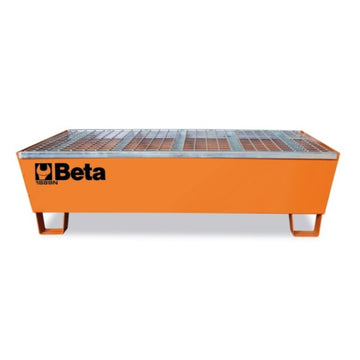 BETA vatbasis (verplaatsbaar) staal voor het opslaan van 2 vaten (elk 200 l)