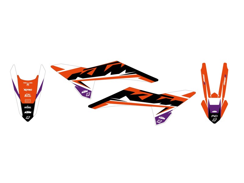 Ktm Sx 250 [BLACKBIRD] - Dream Graphic 5 Deko-Kit