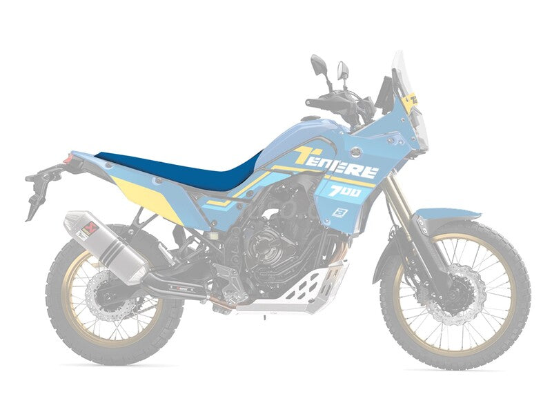 Yamaha Ténéré 700 [BLACKBIRD] - Rally Ride Sitzbezug – Schwarz/Blau