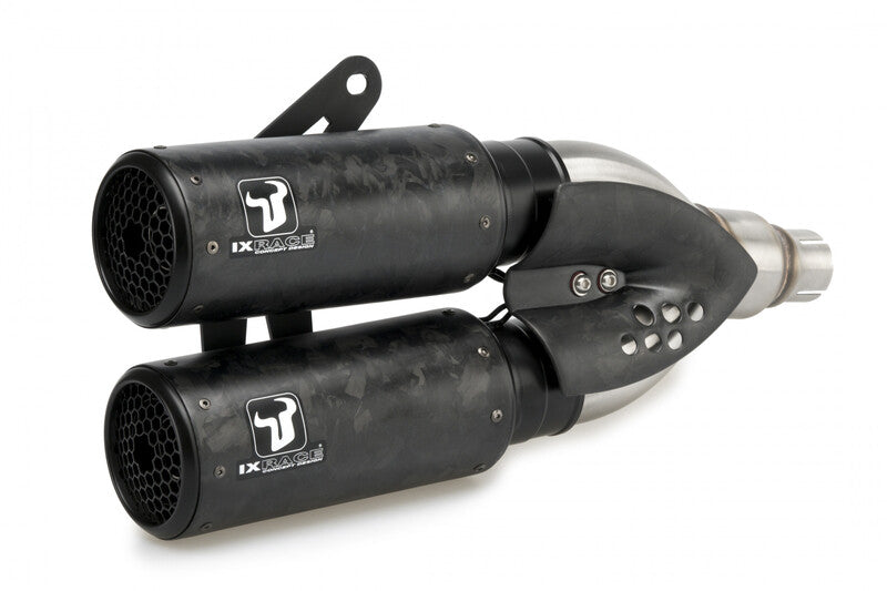 Honda Cb 650 R Neo Sports Cafe [IXRACE] - DCX2 Carbon gesmeed compleet systeem CB 650 F/R, CBR 650 F/R
