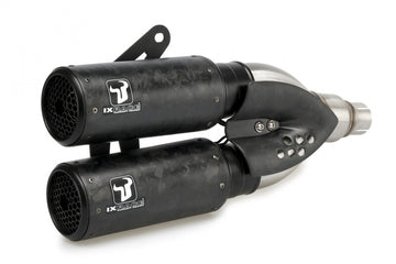 Honda Cb 650 R Neo Sports Cafe [IXRACE] - DCX2 Carbon gesmeed compleet systeem CB 650 F/R, CBR 650 F/R